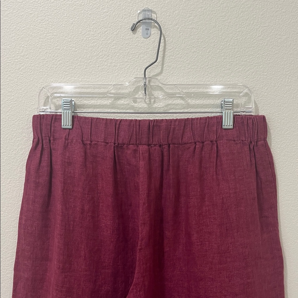 Eileen Fisher Delave Wide-Leg Linen Pant - Picture 7 of 10